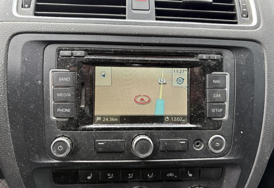 Équipement audio/vidéo d'origine d'occasion avec navigation, compatible avec VW Jetta/Jetta GLI 2013-2017, référence 5C0035274B