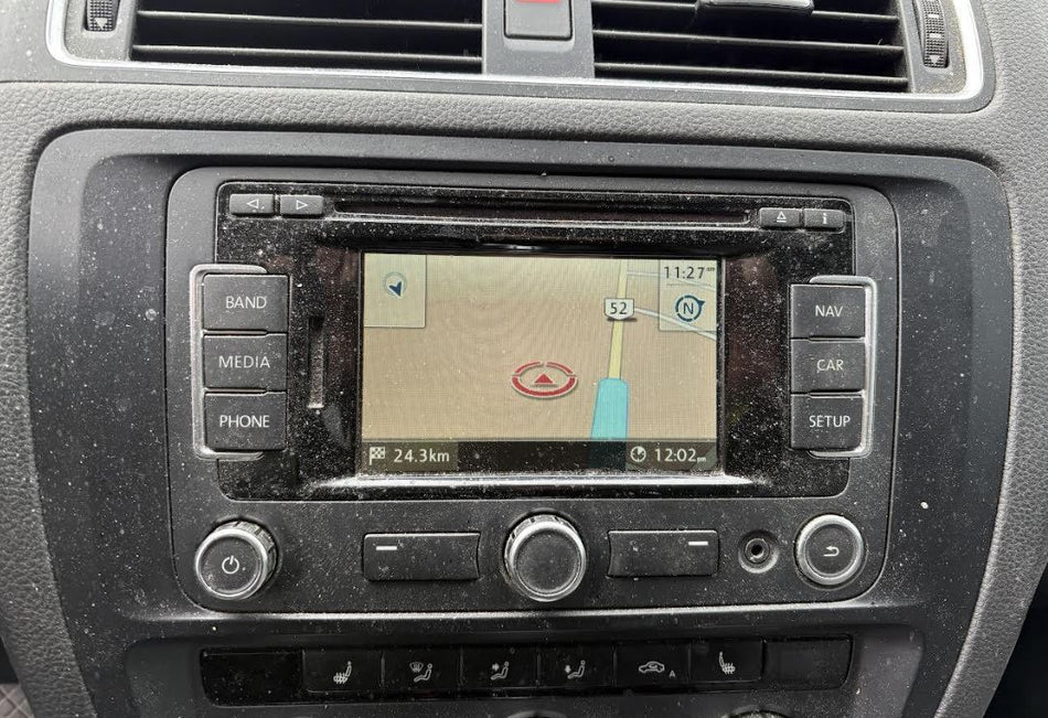 Équipement audio/vidéo d'origine d'occasion avec navigation, compatible avec VW Jetta/Jetta GLI 2013-2017, référence 5C0035274B