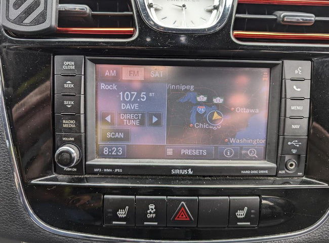 Équipement audiovisuel OEM d'occasion pour Challenger 2012-2014, Avenger 2011-2013 et Chrysler 200 2011-2013