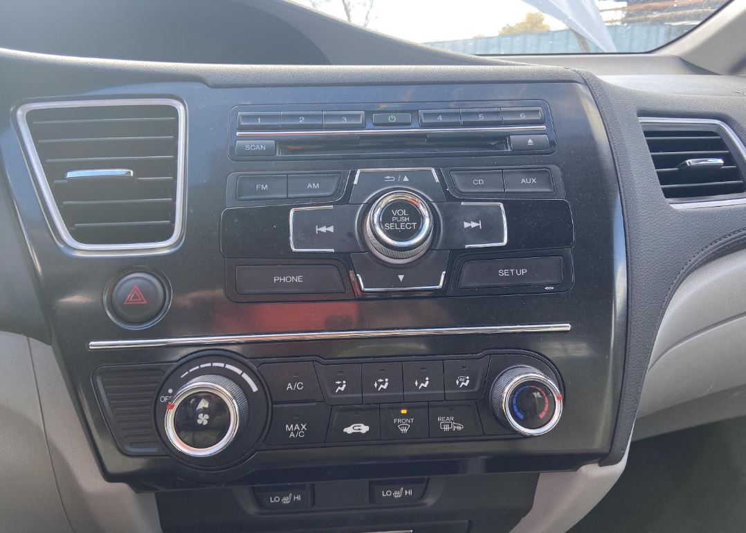 Équipement audio/vidéo d'origine d'occasion (sans navigation) compatible avec Honda Civic 2013-2015, références : 39171TR3A41 et 39171TR3A42