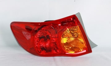Feu arrière gauche neuf avec faisceau de câbles, compatible avec Toyota Corolla 2009-2010 (référence 8156002460 TO2800175).