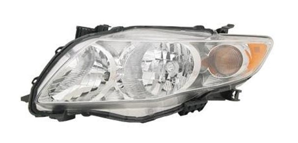 Phares avant gauche neufs sans garniture noire pour Toyota Corolla 2009-2010 8115002670 TO2502182