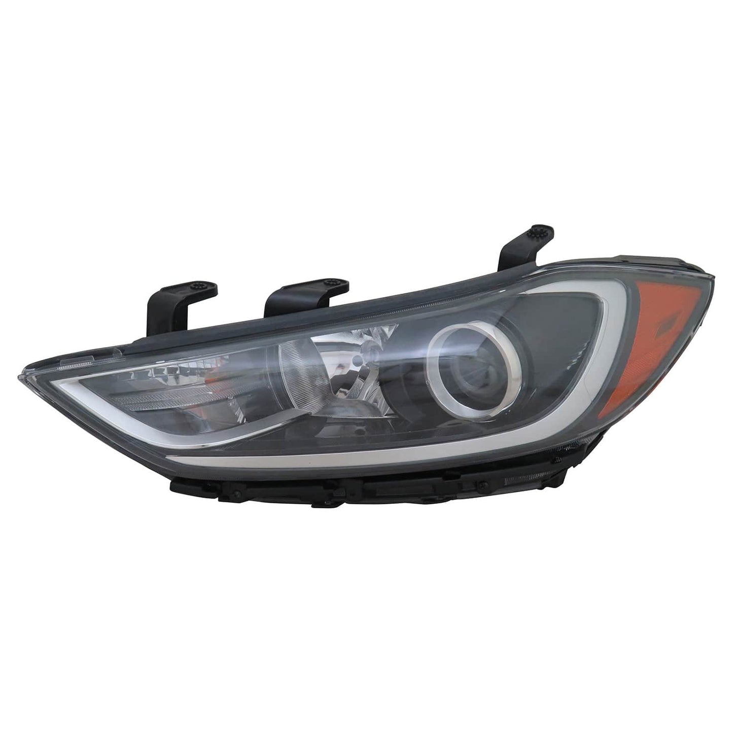 Phare halogène à LED pour conducteur gauche neuf, compatible avec Hyundai Elantra 92101F2050 et 92101F3010 HY2502210 (2017-2018)