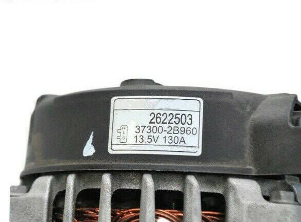 Alternateur reconditionné neuf 1,6 L compatible avec Hyundai Elantra (2017-2020), Tucson (2016-2018), Veloster (2019-2021), Sonata (2015-2019), Kia Forte (2020-2024) et Soul (2017-2022) - Référence : 373002B960