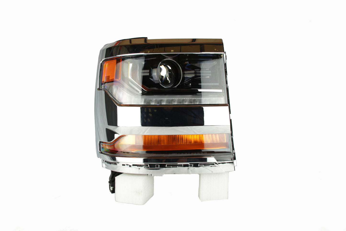 Phare HID à lunette chromée droite neuf pour Chevrolet Silverado 1500 2016-2019 GM2503445 84181563 84356947 84388724