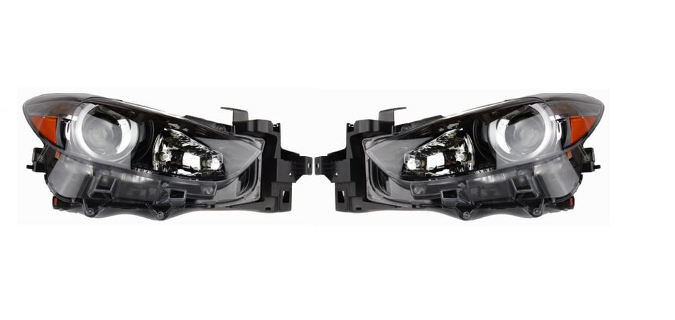 Phares halogènes gauche et droit neufs pour Mazda 3 2017-2018 MA2519175 MA2518175