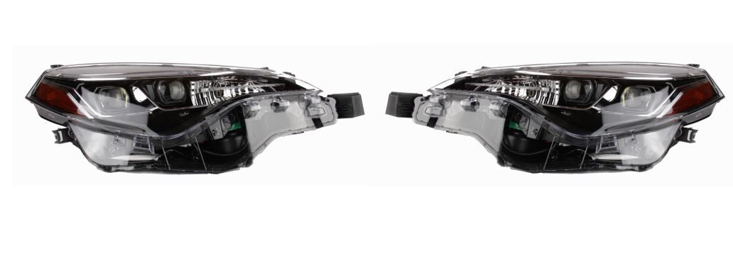 Phares avant multi-LED (droite et gauche) neufs (paire) pour Toyota Corolla 2017-2019 : 8115002M90, 8111002M90 TO2503250, TO2502250