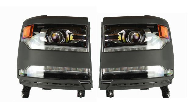 Phares à DEL gauche et droit neufs pour Chevrolet Silverado 1500 2016-2018 GM2503456 GM2502456