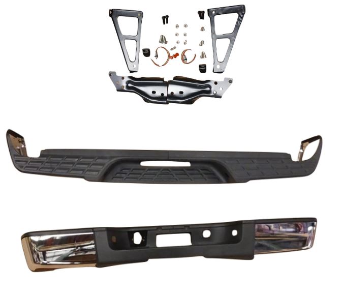 Pare-chocs arrière chromé neuf pour Chevrolet Silverado GMC Sierra 1500 2010-2013, sans aide au stationnement (GM1103147)